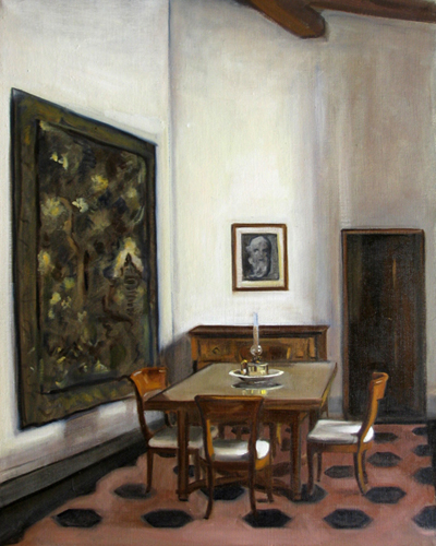 Ebba Heuman - Interior with lamp